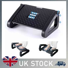 Foot Rest Office Desk Footrest Leg Rest Stool Adjustable Height With Massage