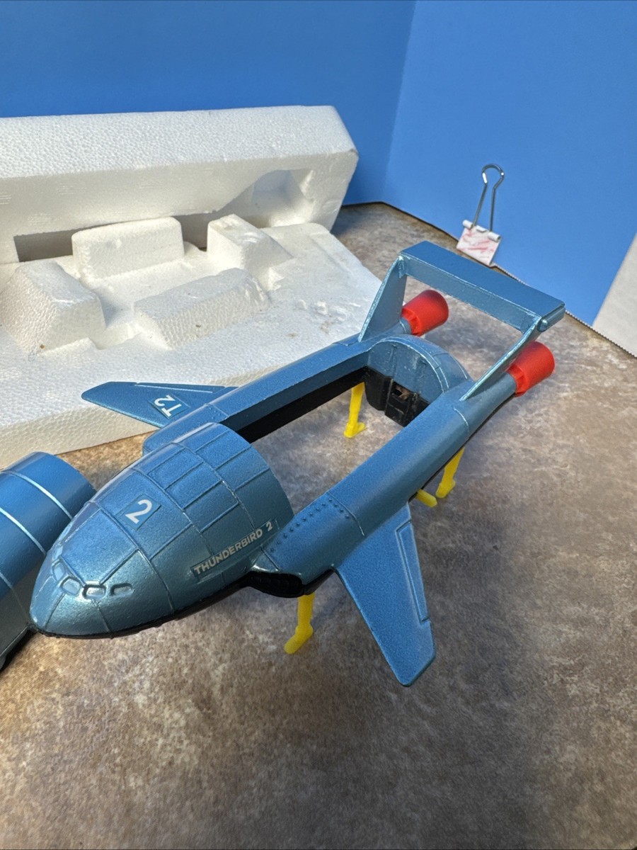 Dinky Toys 101 Thunderbirds 2 & 4,Original, Rare , Metallic Blue