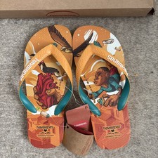HAVAIANAS Flipflops BNIB RARE SIZE 4 Orange citrus