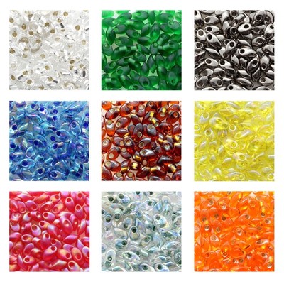 Miyuki Japanisch Saatperlen Glasperlen Long Magatama 7x4mm 8.5g Tube viel Farben