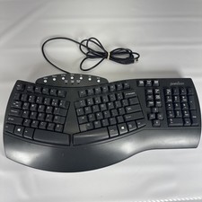 Perixx Periboard-512 Ergonomic Split Keyboard Natural Ergonomic Design - Black
