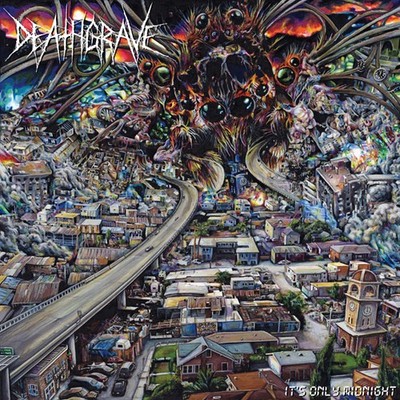DEATHGRAVE - ITS ONLY MIDNIGHT CLOUDY BLUE VINYL - Vinyl Record Vin - G3z