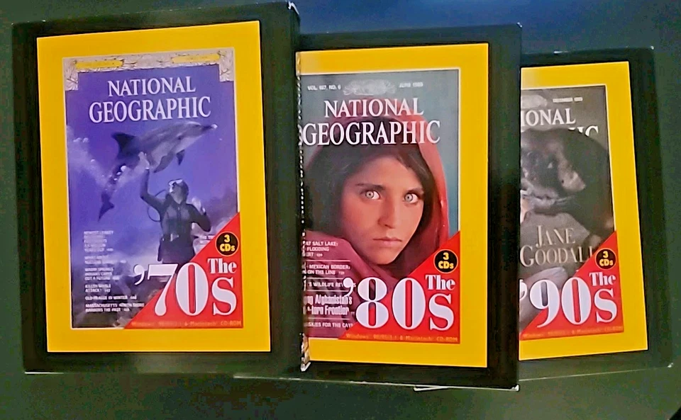 SET of 3 National Geographic DECADE BUNDLES 70's 80's 90's CD-ROM Windows 95 98 - Image 2 of 4