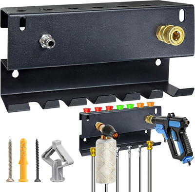 #ad #ad Wall Mount Pressure Washer Holder Universal 1 4 Quick Connect Rack for Guns F $42.26