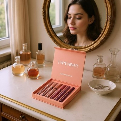 Handaiyan Matte Autumn Winter Set Liquid Lipstick - 6x2.5ml - 6 Pack New