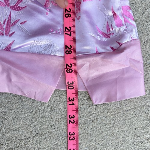 Leg Avenue Sexy Short Kimono Geisha Mini Dress Sleeved Costume Pink Cosplay Set - Picture 12 of 23