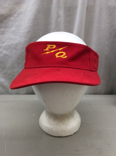 trucker hat baseball cap visor viser Vintage Retro PQ 11 Red Bold Unique |  eBay