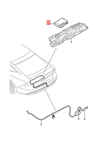 AUDI VW A4 AVANT S4 QUATTRO A5 S5 CABRIOLET CONTROL UNIT 4M0907383F 18-18 - Picture 1 of 1