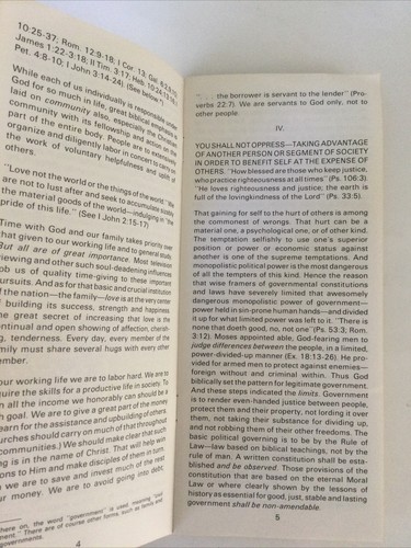 Diez mandamientos para disciplinar a tu nación. R. M. Metcalf. 1987. FIRMADO. - Imagen 3 de 5
