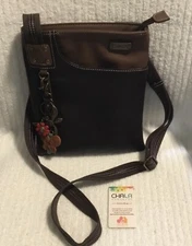 CHALA SWING Pack  Cross-Body Purse with Charm Vegan Leather