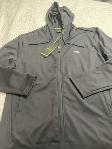 NWT BOSS Black Hugo Boss Super-Stretch Tracksuit Hooded Jacket & Track Pants XL