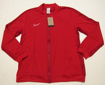 NIKE Red Dri-Fit Soccer Football Training Academy Track Jacket Mens NWT XL