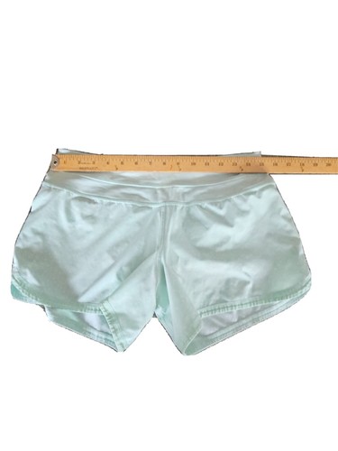 Lululemon Groovy Run Short Petit Dot Fresh Teal Mint Green Size 6 Read - Picture 7 of 8