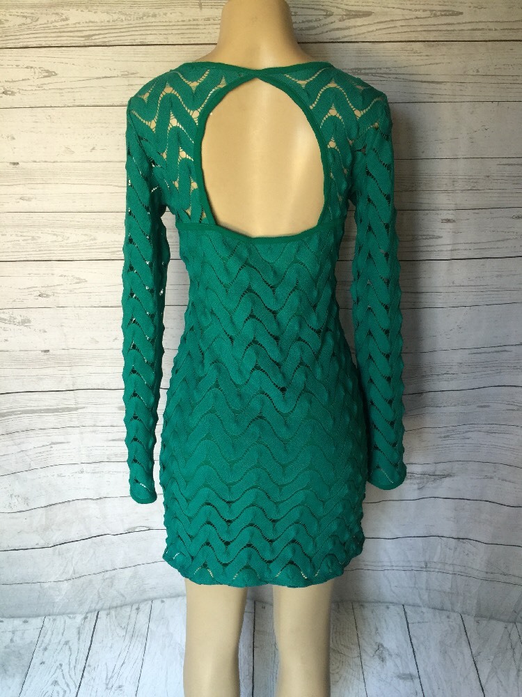 Free People Emerald Green Lace Long 