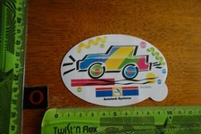 Alter Aufkleber Automobil Motorrad Werkstatt Autopflege Lack GLASURIT