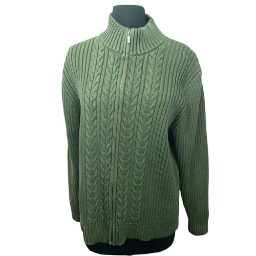 lands end zip up sweater