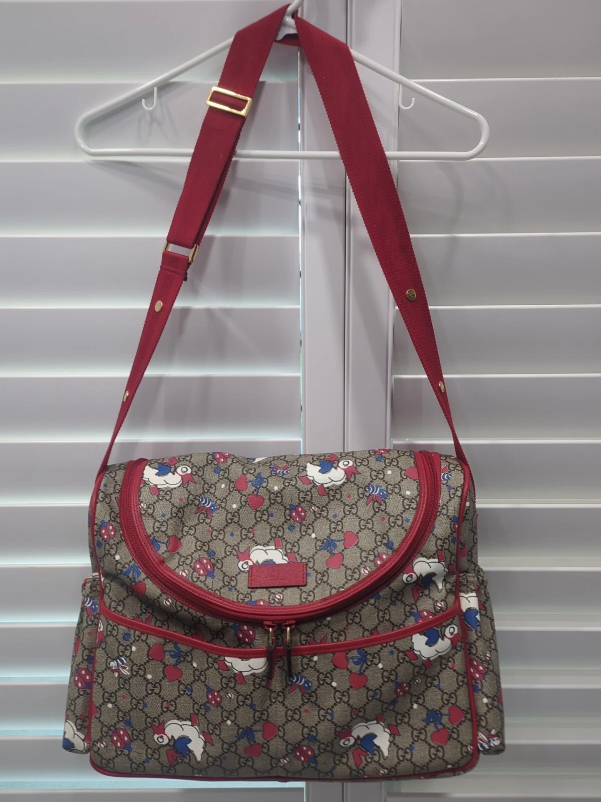 Gucci GG Supreme sac à couches pour bébé canards OCCASION belle livraison gratuite CC