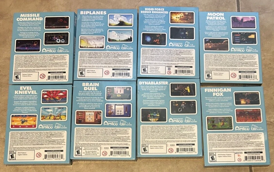 SET LOT All 8 Intellivision Amico Collector's Edition Boxes NEW Factory Sealed - Image 2 of 3