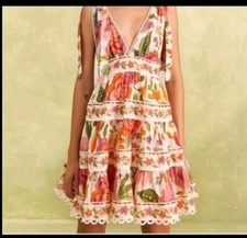 farm rio macaw bloom dress Macaw Bloom Mini Dress Size Large