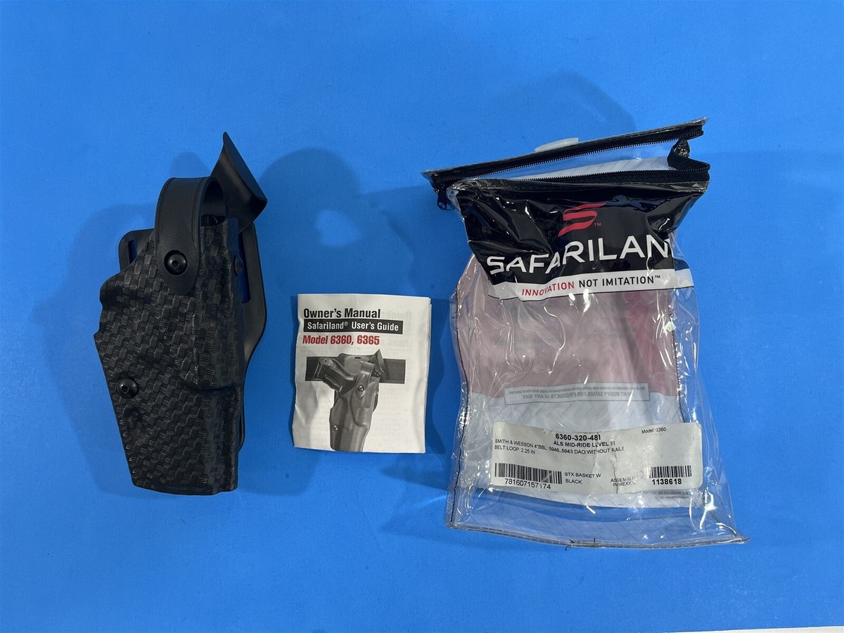 SAFARILAND 6360-320-481 ALS SLS LEVEL III DUTY HOLSTER S&W 5946