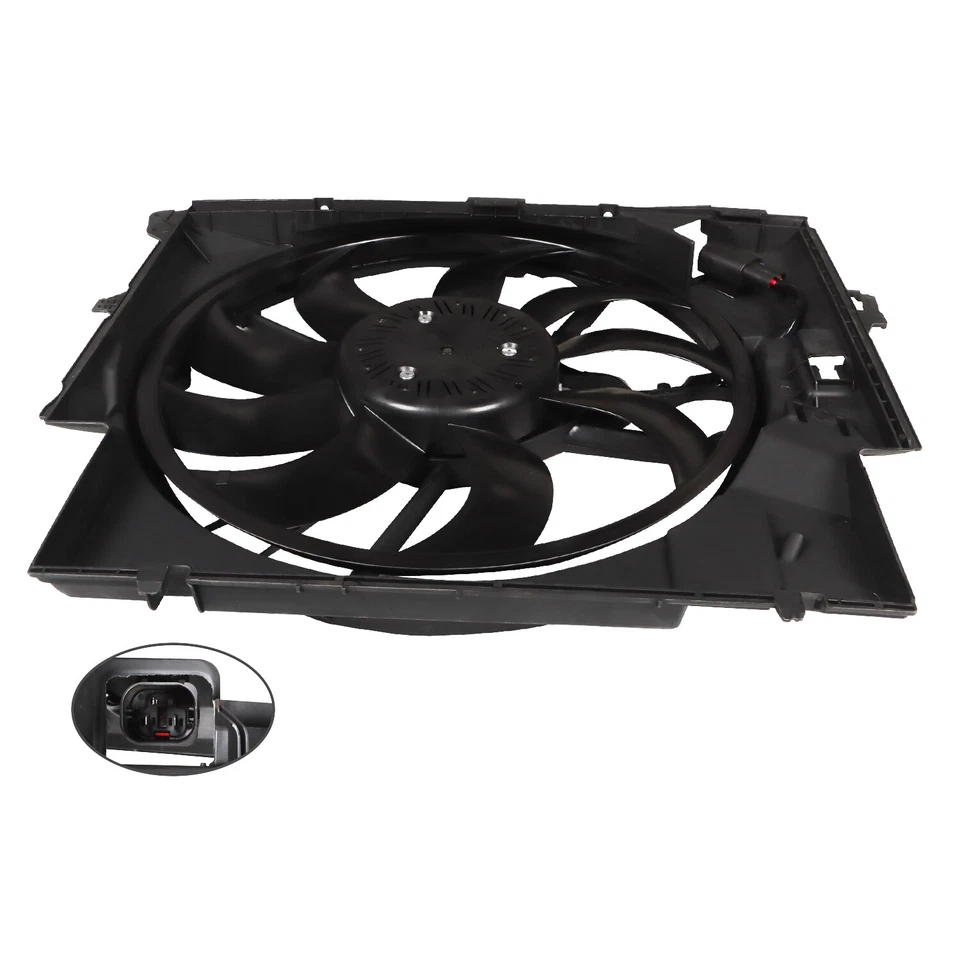 For BMW 135I 2008-2013 BMW 335D 2009-2011 Electric Radiator Cooling Fan Assembly - Изображение 2 из 4