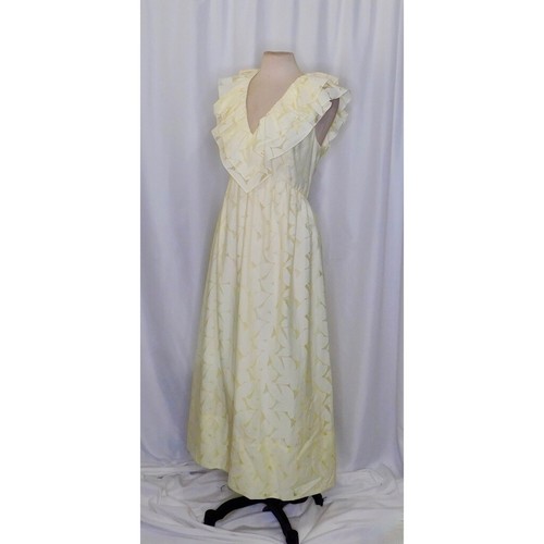 NWT!! LILLY PULITZER Ritamarie Ruffle Maxi Dress Pastel Finch Yellow Floral 12 - Picture 6 of 16