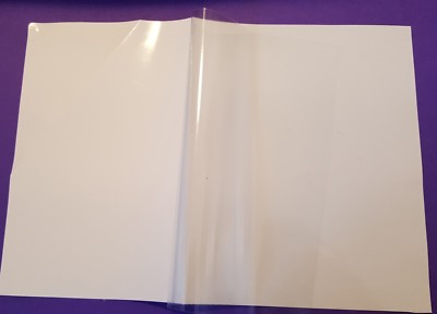 Klare selbstklebende Vinyl Laminatfolie, A4 220 mm x 300 mm, Schälen & Kleben