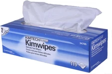 KIMTECH Science Kimwipes Delicate Task Wipers - 2-Ply, 119 Wipes/Box