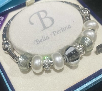 Bella Perlina Bettelarmband mit Perlen Neu