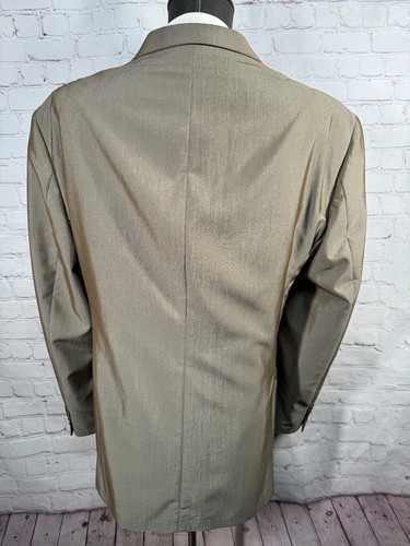 CALVIN KLEIN Hombres Marrón Cobre GRANDE Y ALTO 2 Piezas Traje 50L Chaqueta 40x33 Pantalón - Imagen 6 de 13