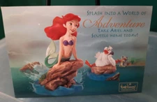 Walt Disney Classics Collection "Ariel & Scuttle" The Little Mermaid  Post Card