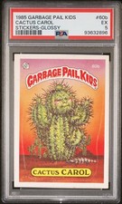 1985 Topps Garbage Pail Kids OS2 Cactus Carol 60B -Stickers Glossy- PSA 5