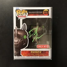 Funko Pop! Transformers Rhinox Signed By David Sobolov w/ JSA Authentication