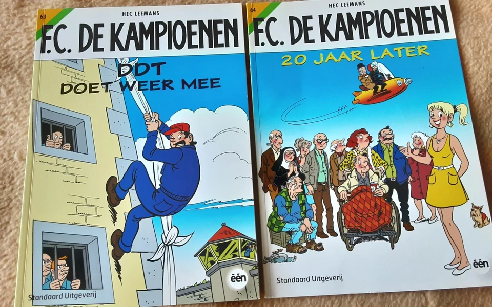 2 Comics F.C. De Kampioenen Band 63 + 64 niederländische Sprache - Bild 1 von 1