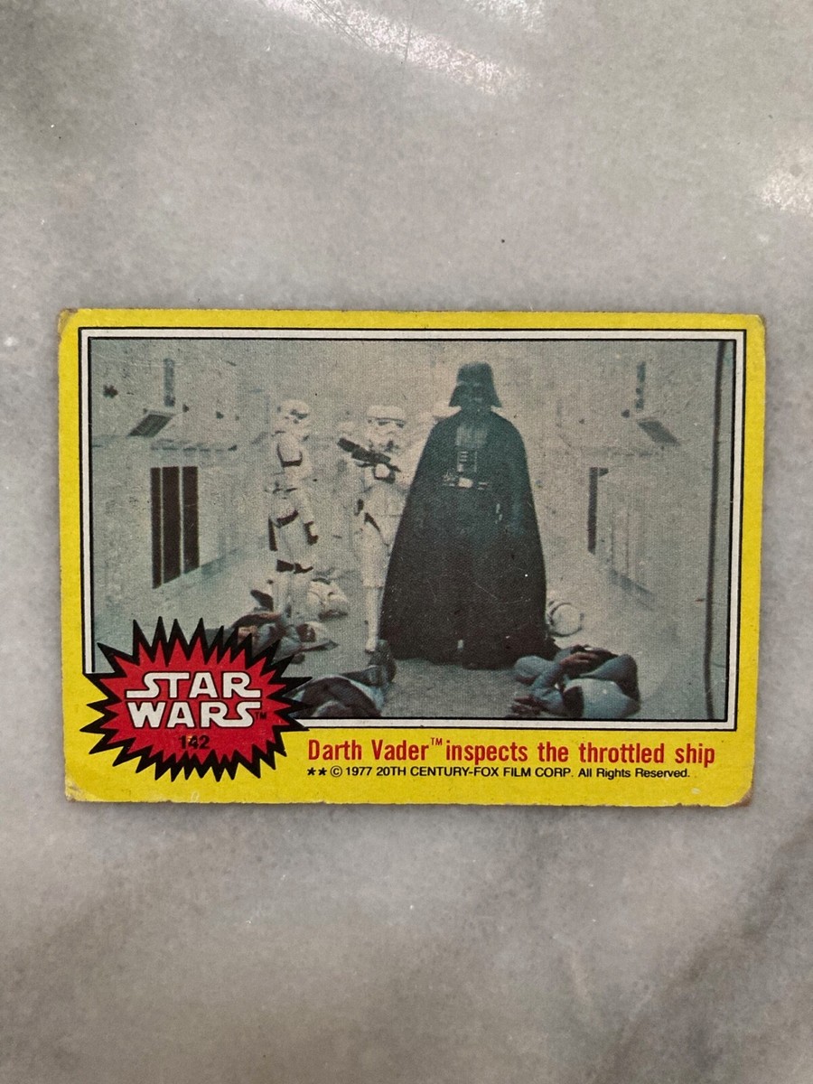 1977年製!STAR WARSカード·ソロ&レイア·2枚セット① 1977 Topps Star Wars Series 1-3 Lot of 129 Cards Low Grade