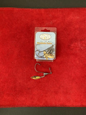 Sworming Hornet Slingblade Flutter Fishing Underspin Jig, 1/4 oz gold blade 3/pk