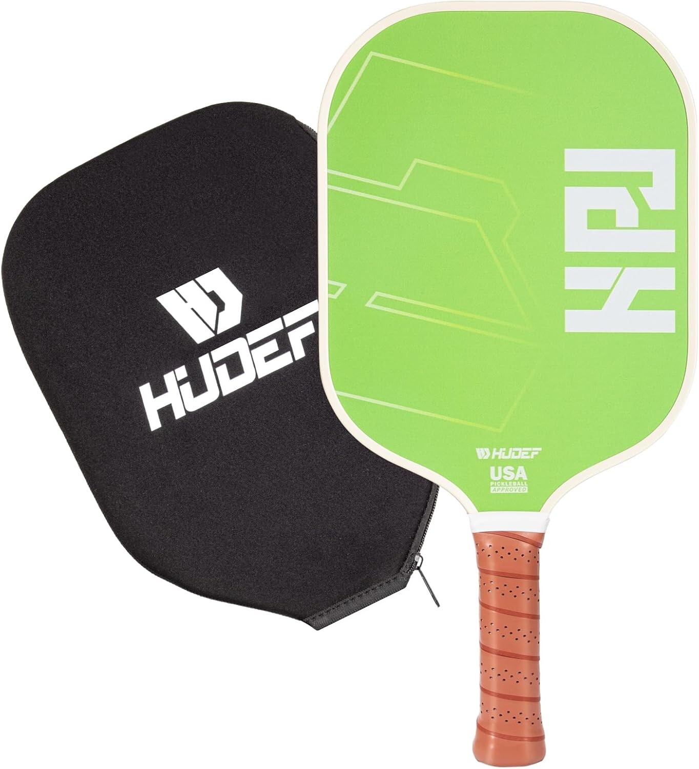 ✨ HUDEF-HPJ Pickleball Paddle - Green - USAPA Approved ✨