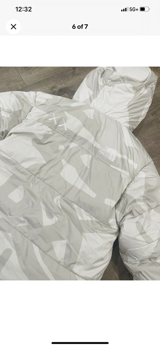 Kaws x The North Face Himalayan Parka Jacket Ivory White Kaws x The North Face Himalayan Parka Jacket Ivory White