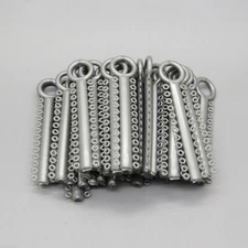 1040 Pcs Dental Orthodontics Elastomeric Ligature Ties Braces Bands Silver Grey