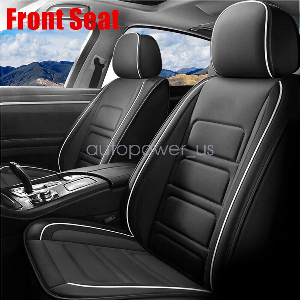 Full Set For Honda Car 5-Seat Cover PU Leather Cushion Cover Front Rear Cushion Foto 2 de 4