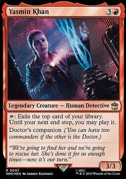 Magic/MTG Yasmin Khan WHO-7 Rare Deutsch Neu Foil