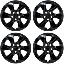 Hubcap Set For Toyota Rav4 2019-2025 Oem Custom Gloss Black Paint 17-inch 61186
