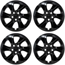 Hubcap Set for Toyota Rav4 2019-2025 OEM Custom Gloss Black Paint 17-inch 61186