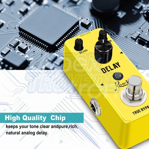 Rowin Delay Pedal Analog Vintage Delay Guitar Effector - Bild 3 von 7