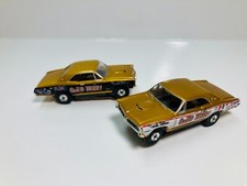 MoDeL MoToRING pair of GeeTO TIGERs  Solid Rivet Chas AURORA AFX T-JET MINT