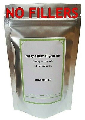Magnesiumglycinat 500mg Kapseln, Clean Veg Kapseln, Schlaftabletten
