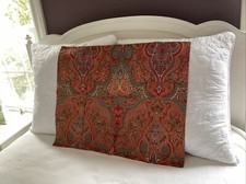 Ralph Lauren Red Boho Standard Sham New Old Stock