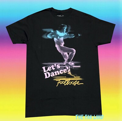 New Footloose Let's Dance! 1984 Classic Black Mens Vintage T-Shirt