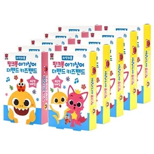 Pinkfong Baby Shark Character Kids Band-Aid Adhesive Bandages (16ea x 10 Packs)