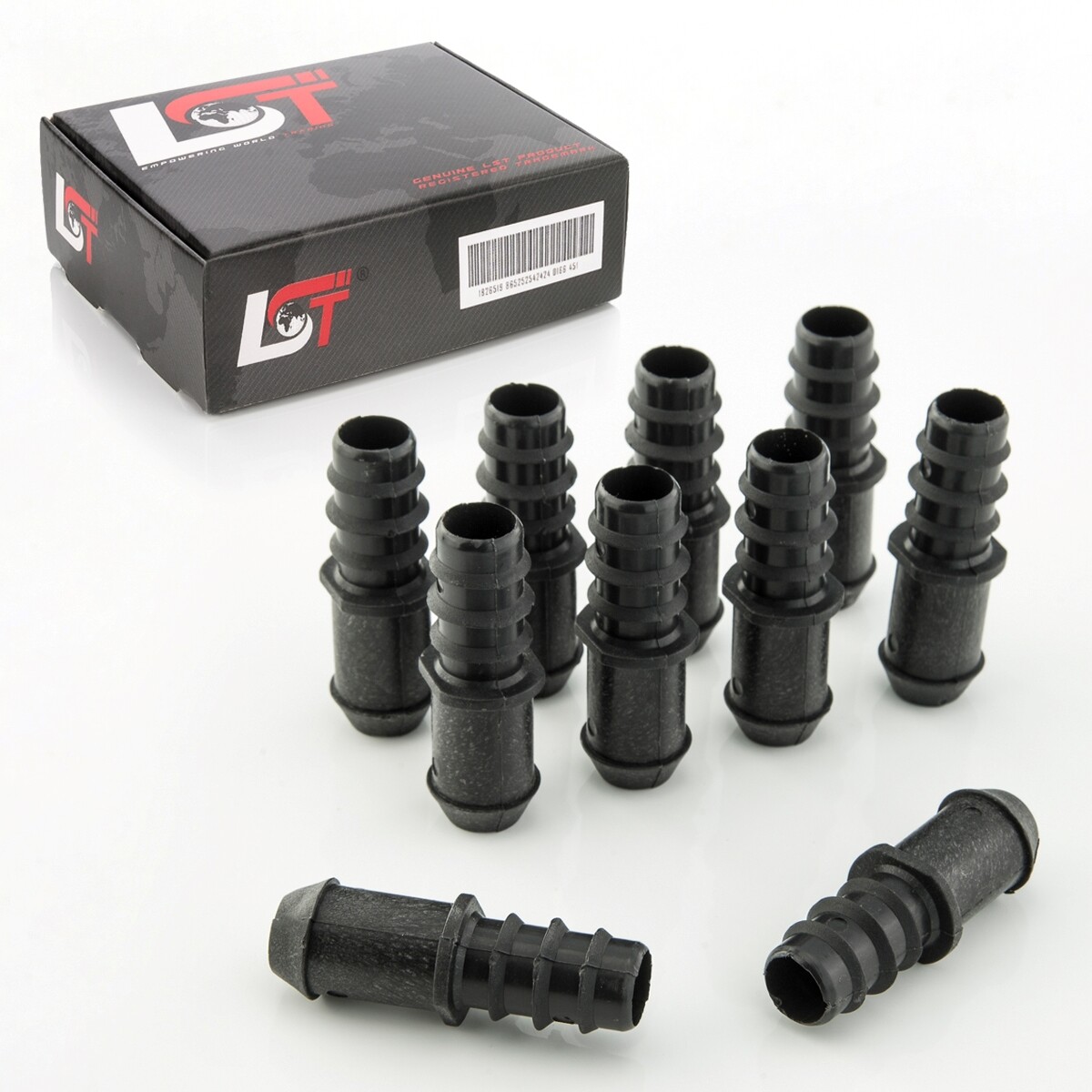 10x Connector Starting Piece Barbs PE Pipe Irrigation Connection System 16 mm
